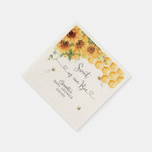 ベビーシャワーが甘い スタンダードカクテルナプキン (角)