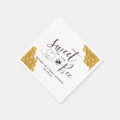 ベビーシャワーが甘い スタンダードカクテルナプキン (角)