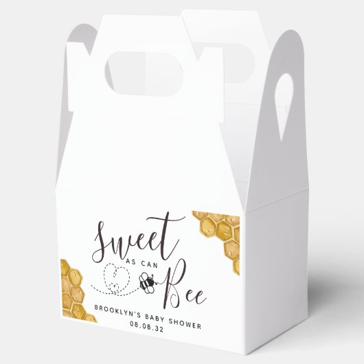 ベビーシャワーが甘い フェイバーボックス (オープン)