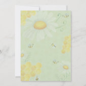 ベビーシャワーが甘い 招待状 (裏面)