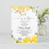 ベビーシャワーが甘い 招待状 (スタンド正面)