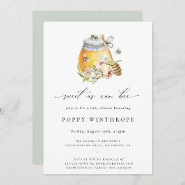 ベビーシャワーが甘い 招待状