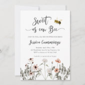 ベビーシャワーが甘い 招待状 (正面)