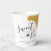 ベビーシャワーが甘い 紙コップ (裏面)