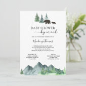 ベビーシャワーが通販で冒険へ 招待状 (スタンド正面)