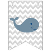 ベビーシャワーそれは男の子のパーティーの旗の旗布の旗です バンティングフラッグ (第3の旗)