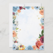 ベビーシャワーでカボチャの双子のサファリ動物を運転 招待状 (裏面)