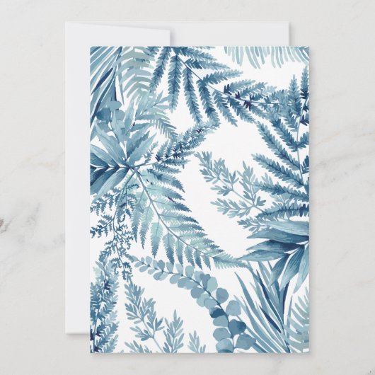 ベビーシャワーでドライブするサファリの動物 招待状 (裏面)