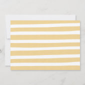 ベビーシャワーで運転男女兼用する 招待状 (裏面)