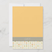 ベビーシャワーで運転 招待状 (裏面)