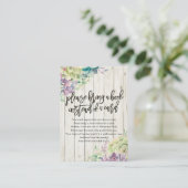 ベビーシャワーにおすすめの本を持ってきてください カードの代わりに エンクロージャーカード (スタンド正面)