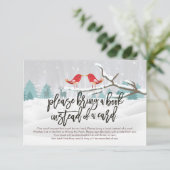 ベビーシャワーにおすすめの本を持ってきてください カードの代わりに 招待状 (スタンド正面)