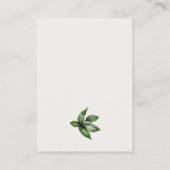 ベビーシャワーに最適なトロピカルレインforestトカン本 エンクロージャーカード (裏面)