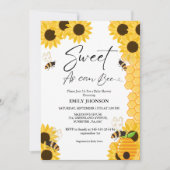 ベビーシャワーに甘い 招待状 (正面)