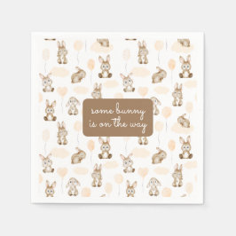 ベビーシャワーに行くバニー男女兼用ズ スタンダードカクテルナプキン