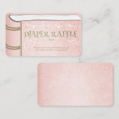 ベビーシャワーのおむつくじカード ストーリーブック フェアリー エンクロージャーカード (正面/裏面)