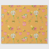 ベビーシャワーのおもちゃ&ギフト ラッピングペーパー (フラット)