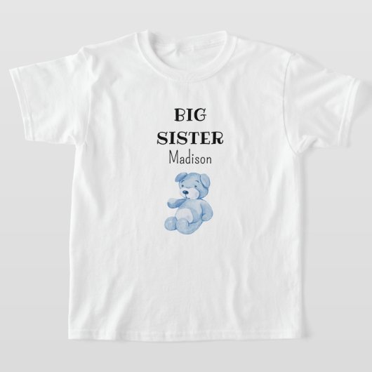 ベビーシャワーのお姉さん キッズ・ジュニア&赤ちゃん・幼児 Tシャツ (レイダウン)