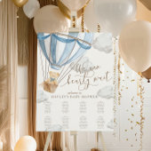 ベビーシャワーのお座席表 We Can Bearly Wait ポスター