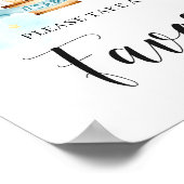 ベビーシャワーのお気に入りサインホットエアバルーン動物 ポスター (角)