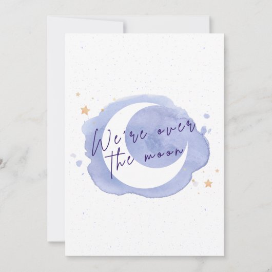 ベビーシャワーのお知らせまたは招待状 招待状 (正面)