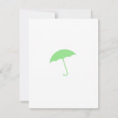 ベビーシャワーのお礼 ニュートラル カード (裏面)