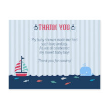 ベビーシャワーのお礼