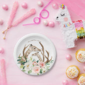 ベビーシャワーのかわいいキリンの紙皿 ペーパープレート (パーティー)