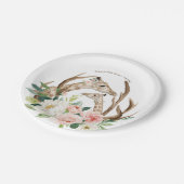 ベビーシャワーのかわいいキリンの紙皿 ペーパープレート (アングル)