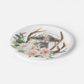 ベビーシャワーのかわいい森林doormouseの紙皿 ペーパープレート (アングル)