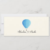 ベビーシャワーのご招待　～冒険が待っている～ 招待状 (裏面)