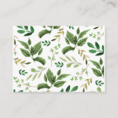 ベビーシャワーのためのおむつのラッフルのチケット エンクロージャーカード (裏面)