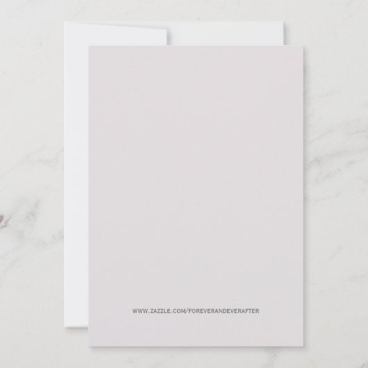 ベビーシャワーのためのお母さんのバーの印 招待状 (裏面)