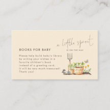 ベビーシャワーのためのリトルスプラウトの本