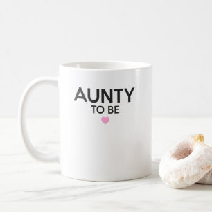 ベビーシャワーのための伯母さんTo Be Cute Print コーヒーマグカップ