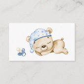 ベビーシャワーのための本の依頼 封筒カード エンクロージャーカード (裏面)