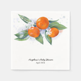 ベビーシャワーのための紙ナプキン スタンダードカクテルナプキン