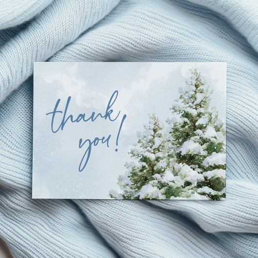 ベビーシャワーのためのBaby It's Cold Outside サンキューカード