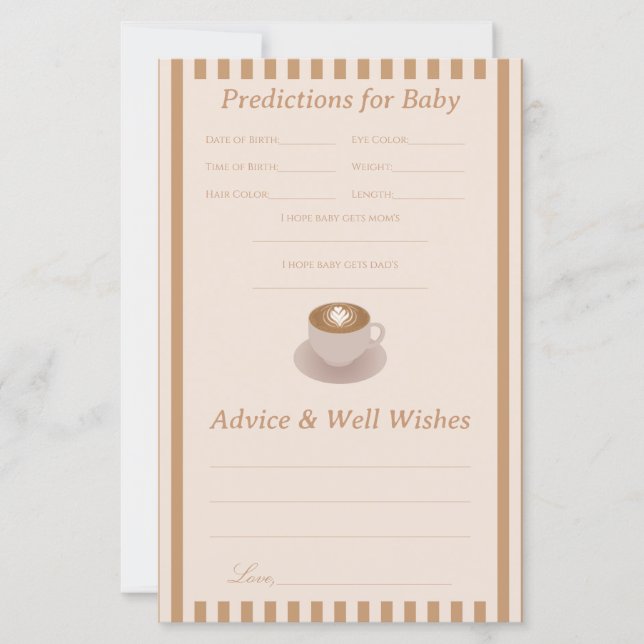 ベビーシャワーのアドバイス＆予測ゲーム Baby Brewing Baby Shower Advic (正面)