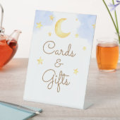 ベビーシャワーのカードと贈り物をスター 台座サイン (インサイチュ)