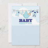 ベビーシャワーのカード 招待状 (正面)