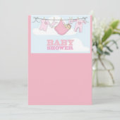 ベビーシャワーのギフトカード 招待状 (スタンド正面)