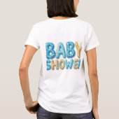 ベビーシャワーのギフト Tシャツ (裏面)