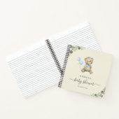 ベビーシャワーのゲストブックを待つ ノートブック (内部)