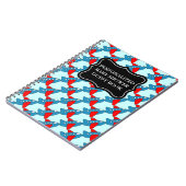 ベビーシャワーのゲストブック |ノートパーソナライズされたブック ノートブック (左側)