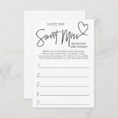 ベビーシャワーのゲームはこの混乱のゲームカードを推測します エンクロージャーカード (正面/裏面)