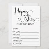 ベビーシャワーのゲーム, 赤ちゃんへの希望, ベビーシャワー (正面)