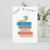 ベビーシャワーのサンキューカードのための本 サンキューカード (スタンド正面)