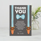 ベビーシャワーのサンキューカードの小さい人 サンキューカード (スタンド正面)