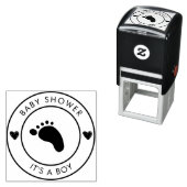 ベビーシャワーのシール 自己インクスタンプ セルフインキングスタンプ (インサイチュ)